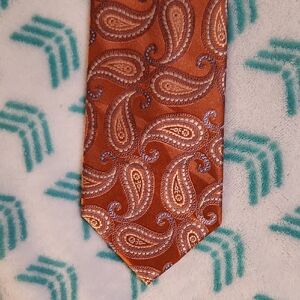 MICHAEL Michael Kors Paisley Tie in Sierra Orange